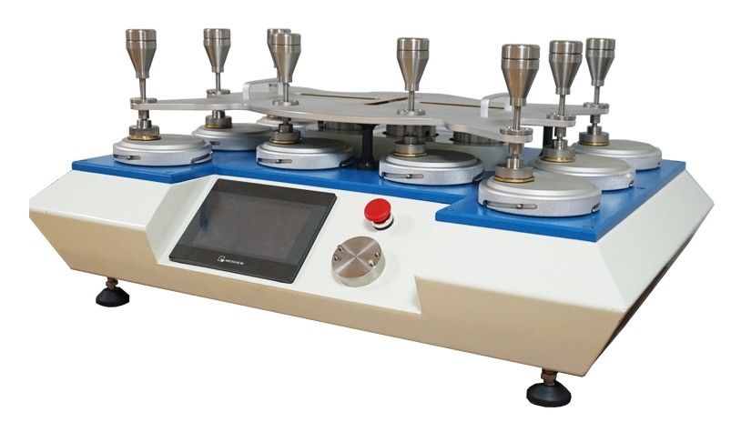 Automatic 8 Stations Martindale Abrasion Tester For Textile Fabric